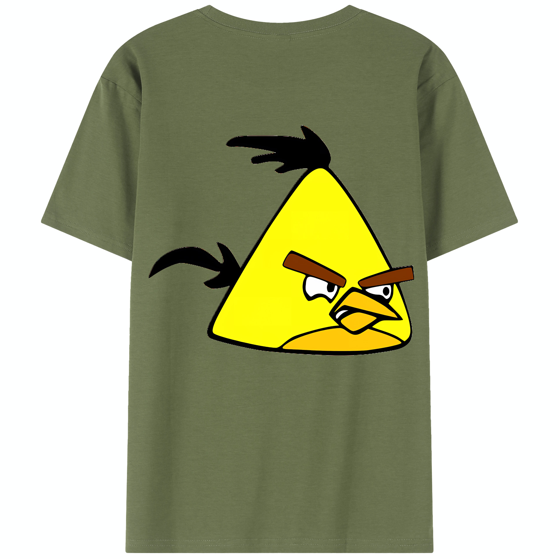 （画像用） Angry Birds アングリーバード 綿100％半袖Tシャツ（背面プリント）